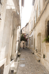 Narrow Cobbled Street of Arles