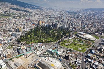Fototapeta na wymiar Quito, El Ejido, Casa de la Cultura