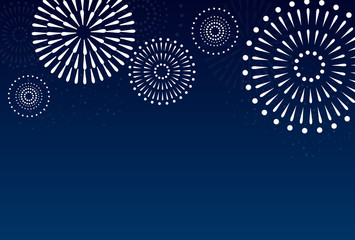 花火 はがき テンプレート