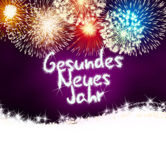 Gesundes Neues Jahr German Happy New Year