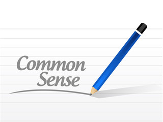 common sense message illustration