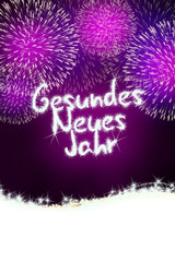 Gesundes Neues Jahr German Happy New Year