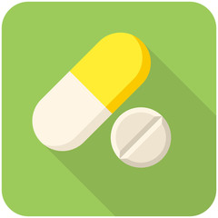 Vitamin pills icon