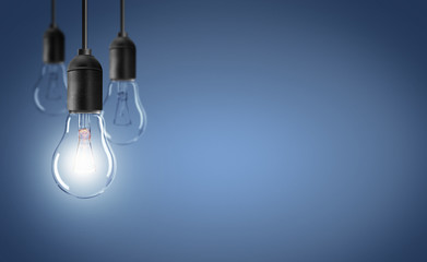 Lampe / Glühbirnen / Konzept