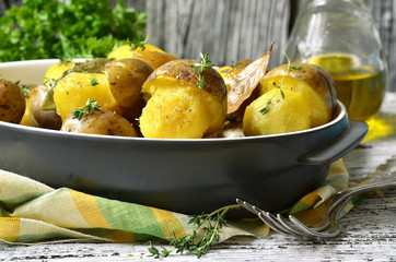 Fried potato ''Mushrooms