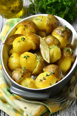 Fried potato ''Mushrooms