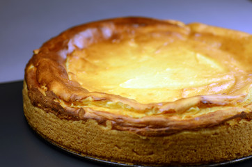 selbstgebackener Käsekuchen