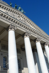 Bolshoy theater building in Moscow