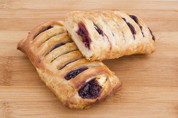 Pastry with jam