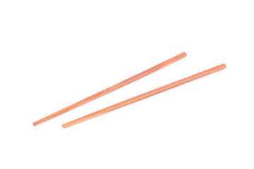 chopsticks on a white background