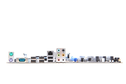 modern computer mainboard (motherboard)