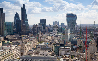 London view. City of London business district
