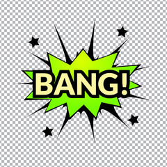 Comic bubbles vector isolated illustration