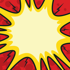 Comic Bang background graphic