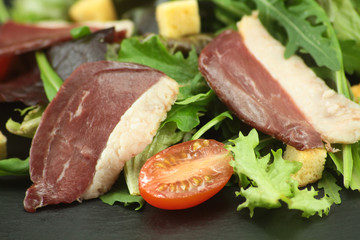 salade de magret fumé