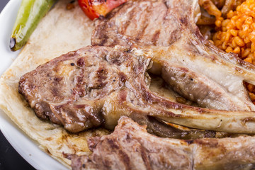 Juice Roasted Lamb Chops