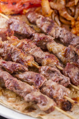 Lamb Skewers on Plate