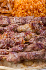 Lamb Skewers on Plate