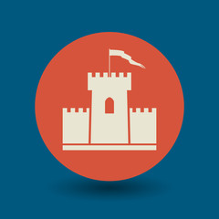Obraz premium Castle symbol, vector