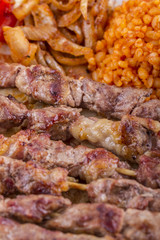 Lamb Skewers on Plate