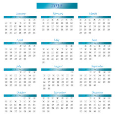 new year calendar