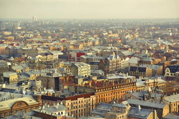 Obraz premium A view of Riga