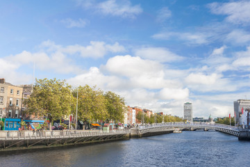 Ha penny Bridge in Dublin - 74599437