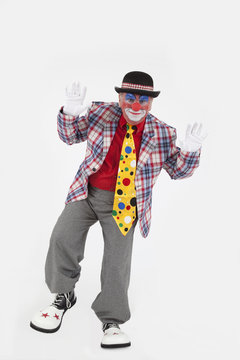 Clown steppt
