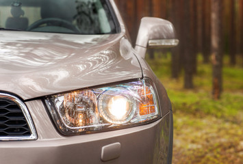 Close-up photo of car