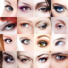 Fototapeta premium mosaic eyes