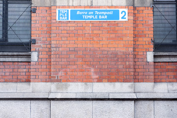 Temple Bar Sign