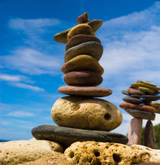 Sustainable Growth Stone Tower