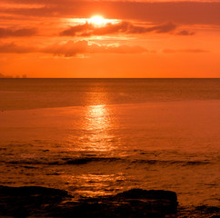 Obraz premium Bay View Evening Scene