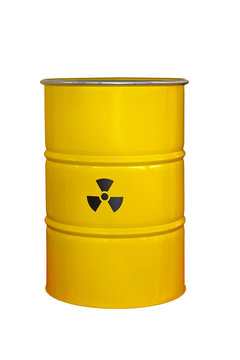 Radioactive barrel