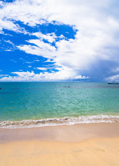 Fototapeta premium On a Beach Heavenly Blue