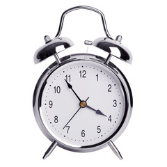 Five minutes to four on an alarm clock
