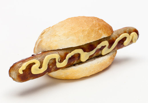 Br&ouml;tchen mit Rostbratwurst