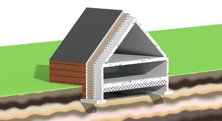Deurstickers Vloer dak en spouw isolatie © emieldelange