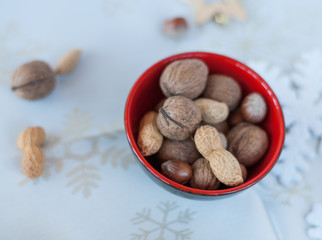 Nuts in a bowl
