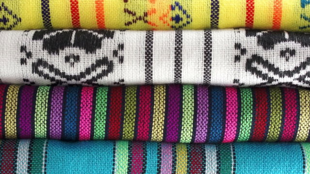 Overhead Dolly Traditional Mexican Fabrics