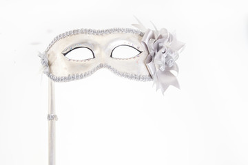 Carnival mask isolated on white