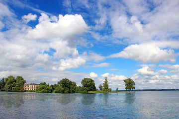 Fototapeta na wymiar Schwerin lake, Germany