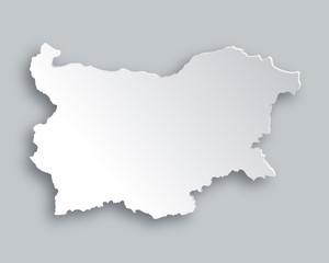 Karte von Bulgarien