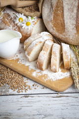 bread, bread rolls and breakfast items