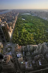 Keuken foto achterwand Central Park Aerial view of Central Park and Columbus Circle, Manhattan, New