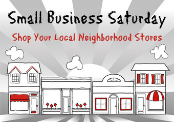Small Business Saturday, shop local, neighborhood stores markets