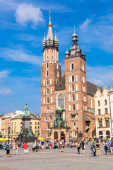 Naklejka na ściany i meble St. Mary's Church in Krakow