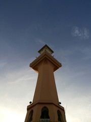 Unique minaret of mosque