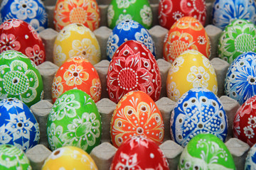 easter eggs background