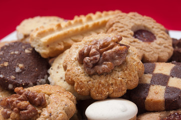 assortiment de petis-four de noël